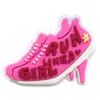 Zapatos tipo zueco Serie Deportes para Correr Flor Pvc Pegamento Suave Accesorios DIY Hebilla Zuecos Desmontables Accesorios Stock Listo