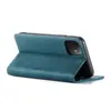 Adecuado para iPhone 11 Pro funda de teléfono móvil retro esmerilada soporte de tarjeta abatible con succión magnética funda de cuero para Apple 11