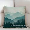 Amazon Temu Paisaje Animal Playa Funda de Almohada Sofá Sala de Estar Cojín Almohada Venta al por Mayor Transfronteriza Personalización