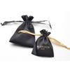Bolsa de almacenamiento a prueba de polvo de seda lisa personalizada de fábrica para ropa interior con cordón bolsa de satén se puede personalizar el logotipo