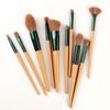 Juego completo de 10 pinceles de maquillaje Cangzhou súper suaves, pinceles para rubor, pinceles para reparar maquillaje de belleza.