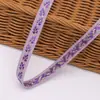 Accesorios, Ribete de Borde, Decoración, Encaje Morado Hecho a Mano para Ropa, Zapatos y Sombreros, Cintas Étnicas Ming y Qing, Cinta Tejida, Encaje, Otros