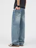 Ropa de Hombre Fengshe / 2026 Nuevos Jeans Rectos Holgados Estilo Vintage Marca de Tendencia Retro Americana Pantalones Versátiles para Hombre