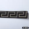 En stock lencería brillante ropa interior banda elástica en la cintura patrón de palabras en la espalda brocado laberinto de amoníaco jacquard de seda ligera banda elástica suave