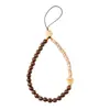 Cordão de Celular com Contas Feito à Mão Sândalo Roxo Estrela Lua Bodhi Novo Estilo Chinês Gato da Fortuna Queimado Corda de Pulso Portátil para Mão Ornamentos de Cordão Cultural