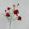 Cravos pequenos de várias cabeças adereços de fotografia flores artificiais decoração de casa hotel flores de seda decoração de casamento Dia do Professor flores falsas