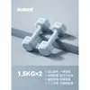 Mancuernas para Mujer Equipo para Fitness en Casa Hexagonales Entrenamiento de Músculos del Brazo para Niños Yoga Recubiertas de Goma Par Barra Mancuerna Pequeña para Hombre