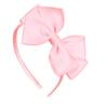 Amazon Diadema de Color Sólido con Lazo para Niñas Diadema de Poliéster Acanalado Accesorios para el Cabello Lindos y Versátiles