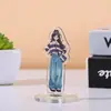 Suporte Acrílico Giratório Personalizado Display de Figuras Mercadoria de Celebridade Anime Chaveiros Instáveis Chaveiros DIY Pequenos Enfeites