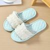 Pantuflas de Algodón Nuevas al por Mayor para Primavera y Otoño para Hombres y Mujeres, Pantuflas de Tela para Interiores con Suelas de Tela Silenciosas para Parejas, Adecuadas para Todas las Estaciones