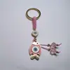 Colgante de Serie Ojo de Diablo Transfronterizo Europeo y Americano Colgante de Llavero de Joyería de Animales Ojo de Hueso con Goteo de Aceite Accesorios de Aleación para Mujeres