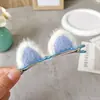 Pinza para el pelo de orejas de gato suave y linda pinza para flequillo peluda dulce y linda pinza de princesa para niñas regalo pequeño para niños en clase