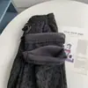 Pantalones Anchos de Forro Polar con Estampado de Leopardo Retro Grises para Mujer, Sueltos, Casuales, Otoño e Invierno, Engrosados, Cálidos, de Cintura Alta, Pantalones Largos Estilo Cimitarra