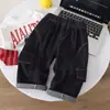 Q013 Calça Jeans Masculina Estilo Novo Primavera e Outono Calça de Outono Infantil para Crianças Maiores, Calça Longa Casual de Outono, Estilo Streetwear Tendência