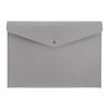 Bolsa de archivo de información con bolsillo a presión, de cuero sintético personalizado, práctica y de gran capacidad, bolsa de almacenamiento para oficina, bolsa de archivo A4