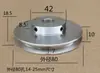 Polea de Correa Trapezoidal de una Ranura para Motor Pequeño DIY Polea de Aluminio Polea de Aleación de Aluminio Polea Redonda para Correa Redonda Se Puede Usar para Otros Propósitos