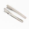 Ensanchado y engrosado 4.5 8cm pintura electroforética metálica negro Accesorios para joyería DIY pin de una palabra pasador para el pelo de niños diy