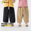 [Veludo Cotelê] Roupas Infantis Dudu, Calças para Meninos, Calças de Algodão para Bebês Outono e Inverno, Calças para Meninas, Roupas de Inverno Infantis com Forro de Lã