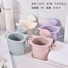 Inodoro Ventosa Potente Colgante de Pared Plástico Sin Perforaciones Estante de Almacenamiento de Pared Vaso para Cepillo de Dientes Gancho Estante de Baño