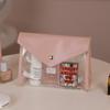 21 años nuevo seguro bolsa de maquillaje en nube estilo socialité coreana bolsa de maquillaje bolsa de maquillaje doble impermeable bolsa de cuero PU