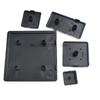 Placa de cubierta de aluminio estándar europeo tapa de extremo tapón de plástico de nylon 20 30 4040 5050 4080 30606060