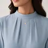 Collar Simple Transfronterizo Europeo y Americano, Colgante de Estrella Grueso a la Moda, Cadena Femenina para Suéter a la Clavícula