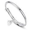 Nueva Pulsera de Loto Moda para Mujer Pulsera de Plata Esterlina 999 Chapada Estilo Mori Hoja de Loto Fresca Flor de Loto Joyería