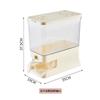 Cubo medidor de arroz a presión para el hogar, cubo para granos, gran capacidad, a prueba de humedad, a prueba de insectos, caja de almacenamiento de arroz, cocina, caja de arroz automática