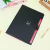 Pasta Criativa Sorridente Multicamadas A4, Bolsa para Documentos em PP, Bolsa Estilo Sanfona, Bolsa de Armazenamento para Estudantes e Escritório