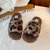 Pantuflas Peludas para Niñas, Nuevo Estilo Otoño e Invierno, Pantuflas de Algodón de Princesa para Niños, Elegantes para Casa y Exteriores, Pantuflas Cálidas de Dibujos Animados para Niñas