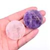 Pedras de Energia de Cristal Natural Cuidadosamente Selecionadas, Podem Ser Gravadas por DIY, Pedras Soltas Redondas de Forma Livre, Ornamentos, Peças Redondas de Pedra Bruta 4cm