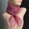 Regalo Regalos, Pañuelo Cuadrado de Seda Sintética para Mujer, Pañuelo Pequeño Versátil para Primavera y Verano, Pañuelo de Seda de Color Sólido, Pañuelo de Gasa, Fabricante de Puntos al por Mayor