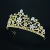 Corona de Novia Diadema de Boda Pedrería Accesorios de Boda Fotografía Vestido de Boda Tocado Exquisita Corona Diadema Corona de Cumpleaños