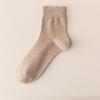 23 calcetines nuevos calcetines para hombre primavera y verano color liso algodón casual absorbentes del sudor transpirables calcetines para hombre en stock venta al por mayor