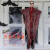 Colgante de Fantasma Colgante de Halloween Calavera de Horror Manchada de Sangre Arreglo de Accesorios Decorativos Gasa Sangrienta Escena Porche Terraza