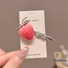 Nuevo Clip para el Cabello Dulce de Fresa 2026 para Niñas, Pinza de Pato para Flequillo Lateral y Cabello Suelto, Pasador de Gama Alta y Exquisito