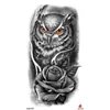 Em estoque atacado adesivos de tatuagem de braço inteiro à prova d'água flor braço braço adesivos de tatuagem transfronteiriça europeus e americanos tatuagem de braço inteiro