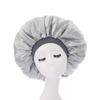 Nueva Gorra de Dormir de Satén Amazon Alta Elasticidad Seda Artificial Color Sólido Pañuelo para la Cabeza de Mujer Sombrero de Ala Ancha para Cuidado del Cabello y Belleza
