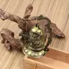 Exquisito adorno de campana con patrón de dragón de aleación, decoración de interior de oficina de metal de estilo étnico chino con un toque de alta gama, fabricante