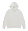 Sudadera con Capucha y Media Cremallera de Color Sólido para Otoño e Invierno Marca de Moda Felpa Pesada Estilo Holgado Perezoso Ropa Casual para Parejas Top Chaqueta
