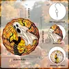 Novos Sino de Vento 3D Giratório de Halloween Transfronteiriço Decorações Penduradas de Jardim para Festas Sino de Vento Ornamento de Jardim