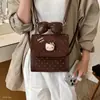 Mochila de nicho requintada estilo japonês para moda outono, padrão de bolinhas novo 2026, bolsa de ombro única feminina coreana, dupla ombro