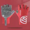 Guantes de Ciclismo y Gimnasio Unisex de Medio Dedo, Almohadillas de Silicona Absorbentes de Impacto en la Palma, Transpirables de Seda de Hielo para Ciclismo, Fitness, Levantamiento de Pesas, Antideslizantes Resistentes al Desgaste, Múltiples Tallas y Colores, 1 Par