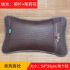 Almofada de Verão para Adultos com Mat de Bambu Respirável Almofada Refrescante com Núcleo de Chá Almofada de Rattan Individual para Estudantes e Crianças Almofada de Trigo Sarraceno para Coluna Cervical de Verão