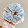Laços de Cabelo Fofos Infantis para Meninas, Tiaras de Cabelo de Alta Qualidade, Cordas de Cabelo Estilo Preguiçoso, Elásticos de Cabelo de Alta Elasticidade, Flores de Cabelo