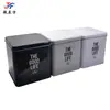 Caja de Lata Cuadrada Personalizada para Regalo, Joyería, Reloj, Caja de Embalaje, Lata de Almacenamiento de Té Blanco, Caja de Lata Cuadrada de Hojalata