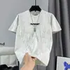 Camiseta Corta de Moda Estilo Americano para Hombre, Marca de Moda Ins de Verano, Diseño Único, Tie-Dye, Cuello Redondo, Top Versátil Casual