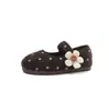 Zapatos de Algodón para Niñas Zapatos Birkenstock para Niños Estilo Coreano 202 Otoño Nuevo Casual Acolchados de Felpa Gruesa Zapatos de Algodón Grandes Modernos