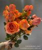Jiao Bian Rosa Vintage Flores Artificiales Ceremonia de Boda Montaña Nevada Rosa Imitación Flores Secas Ropa Suave Marchitas y Marchitas Flores Artificiales