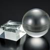 80mm girando bola base bola de cristal base de cristal base de madeira todos os tipos de pequena bola de base de vidro atacado